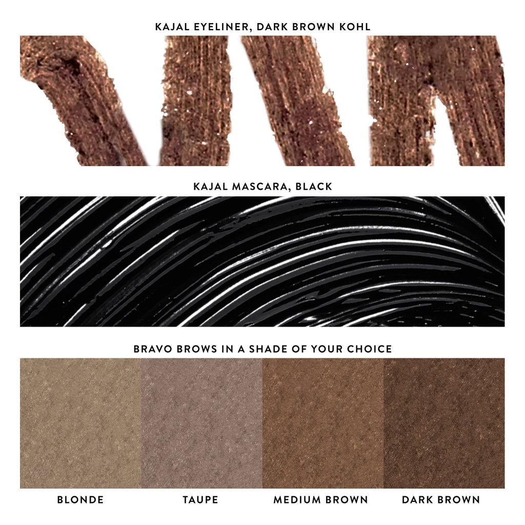 Laura’s 3 E’s: Eyebrows, Eyelash & Eyeliner Kit (3PC)