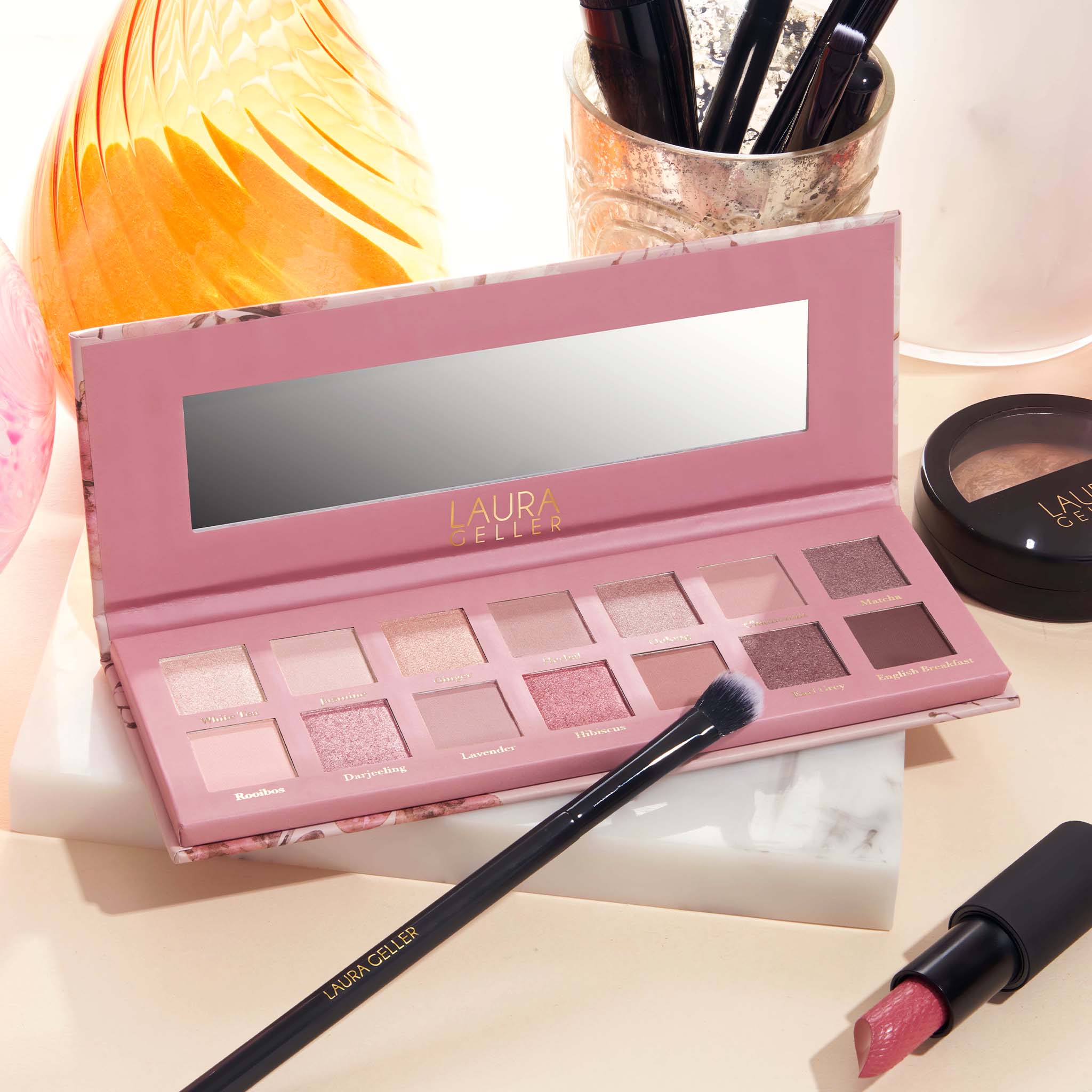 The Casual Collection Rose & Taupe 14 Multi-Finish Eyeshadows